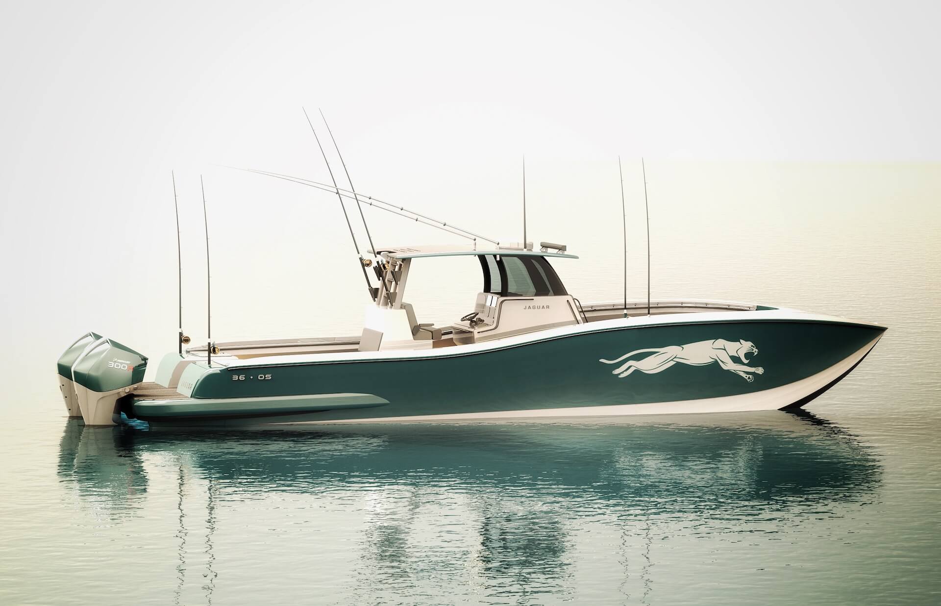 Jaguar-Marine-OS36_teal&white_Profile Jaguar-Marine-OS36_teal&white_Profile